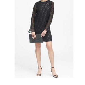 Banana Republic Women Ruffle-Cuff Shift Dress 0